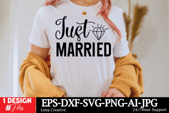 Download Just Married SVG DEsign - Premium Resources