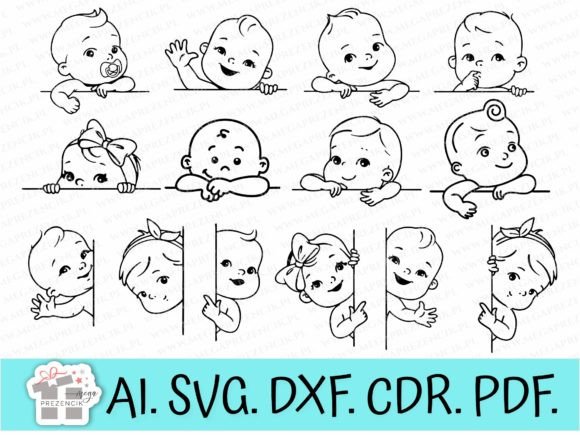 Download Sweet Baby Svg, Peeking Kids Svg Clipart - Kids svg Collection