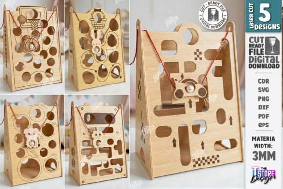 Download Kids Wooden Balance Toy Laser Cut Bundle - Premium Resources
