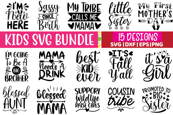 Download Kids SVG Bundle - Kids svg Collection
