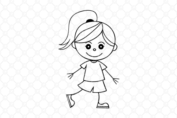 Download Children SVG, Kids SVG, Hand Drawn, 011 - Kids svg Collection
