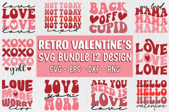 Download Retro Valentine's SVG Bundle - Valentine's svg bundle Collection